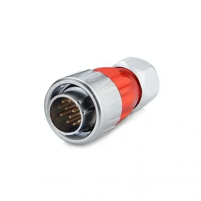 DH-20-C12PE-03-001 12-Pin Su Geçirmez Konnektör - Erkek