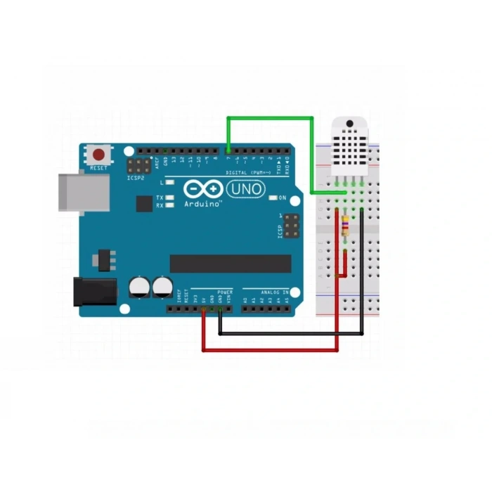 DHT22 Isı ve Nem Sensörü Arduino Sıcaklık ve Nem Ölçer AM2302