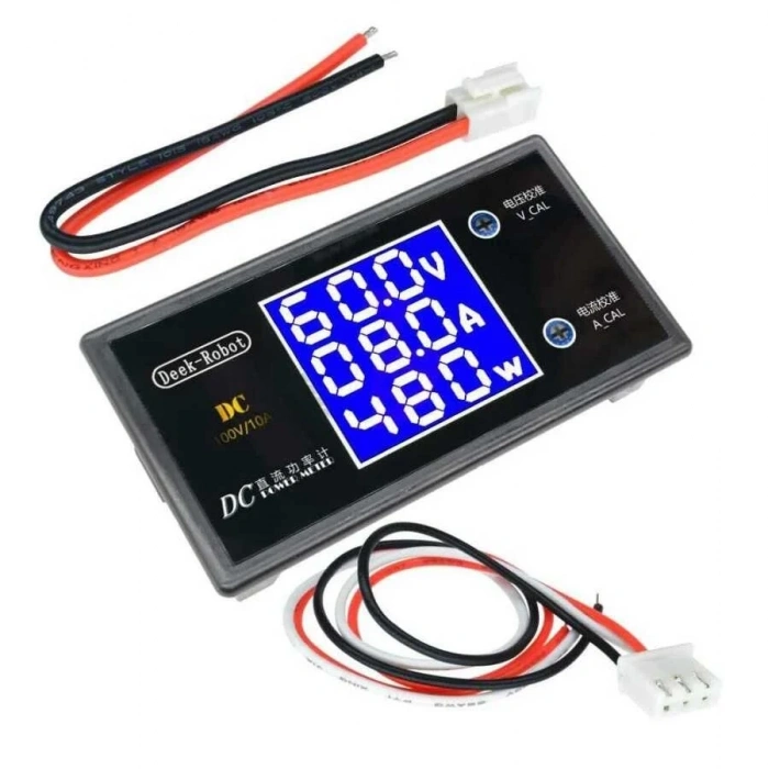 Dijital DC 0-100V 0-10A Voltmetre Ampermetre
