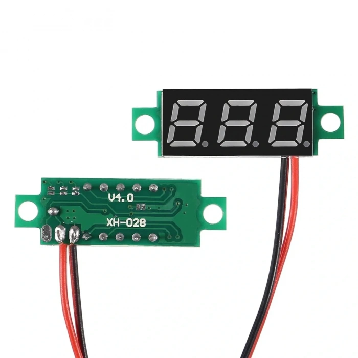 Dijital Mini Voltmetre Dc 0V 100V Gerilim Voltaj Ölçer