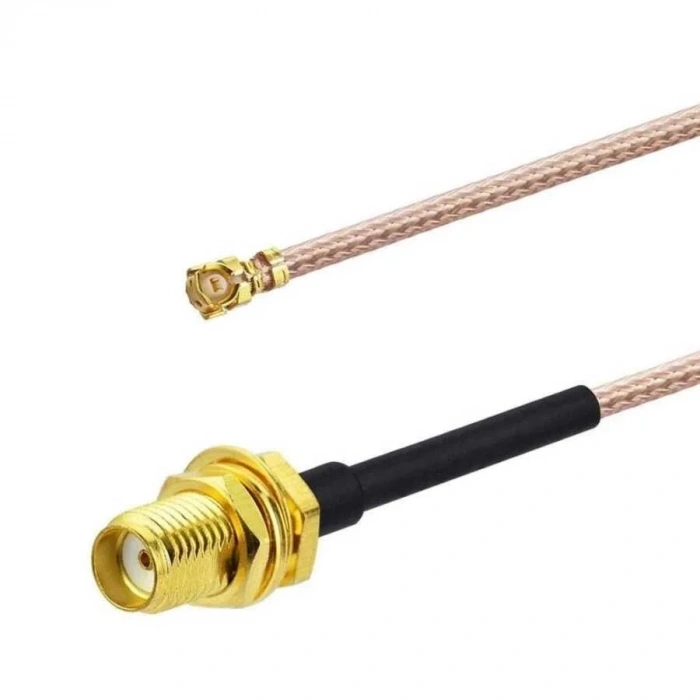 Dişi SMA - IPEX 1 RG-178 Dönüştürücü Kablo - 12cm