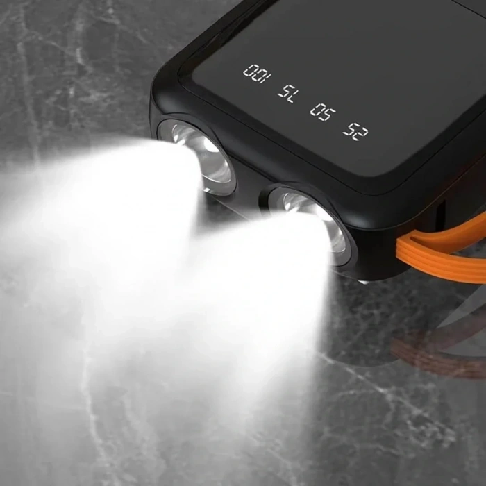 Divex 10000 mAh Powerbank 4 Farklı Kablo Çıkışlı Led Fenerli DP-430