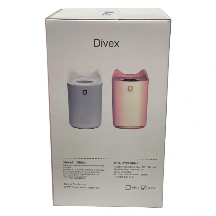 Divex 2 Portlu 3L Hava Nemlendirici Humidifier H-23