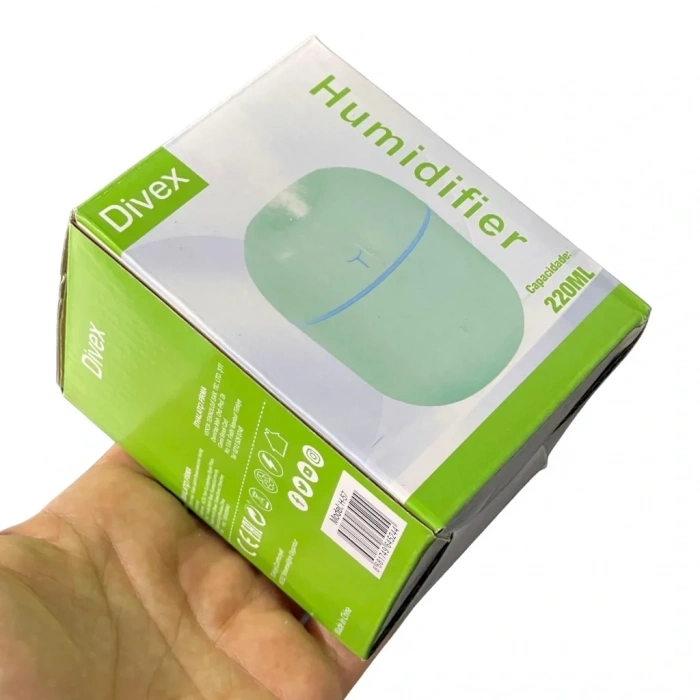 Divex 220ml Ultrasonik Hava Nemlendirici Humidifier Mavi H-57