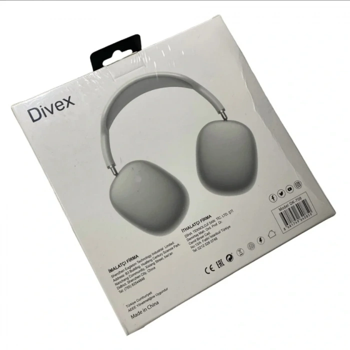 Divex Apple Uyumlu Airpods Max Kulaküstü Kulaklık DK-708 Gri