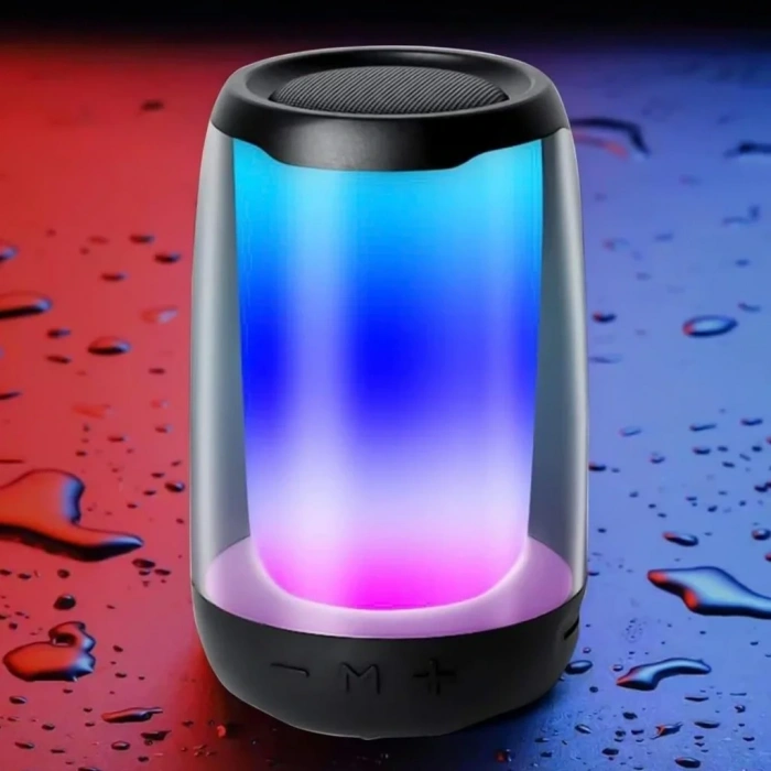 Divex Pluse 4 Mini Taşınabilir RGB Ledli Siyah Bluetooth Hoparlör DM-90