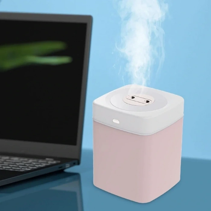 Divex Renkli Işıklı Çift Püskürtmeli Hava Nemlendirici 3L Humidifier H-18