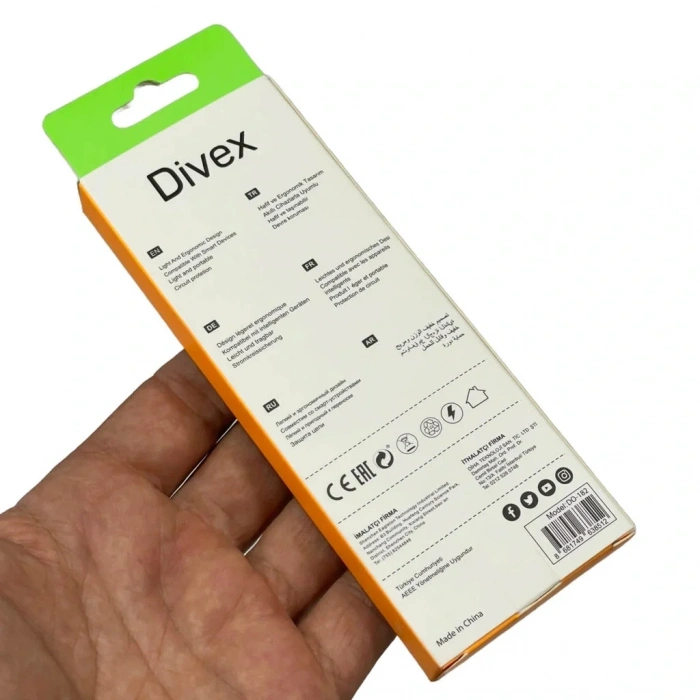 Divex Type-C Erkek USB3.0 Dişi Adaptör Çevirici Siyah DO-182