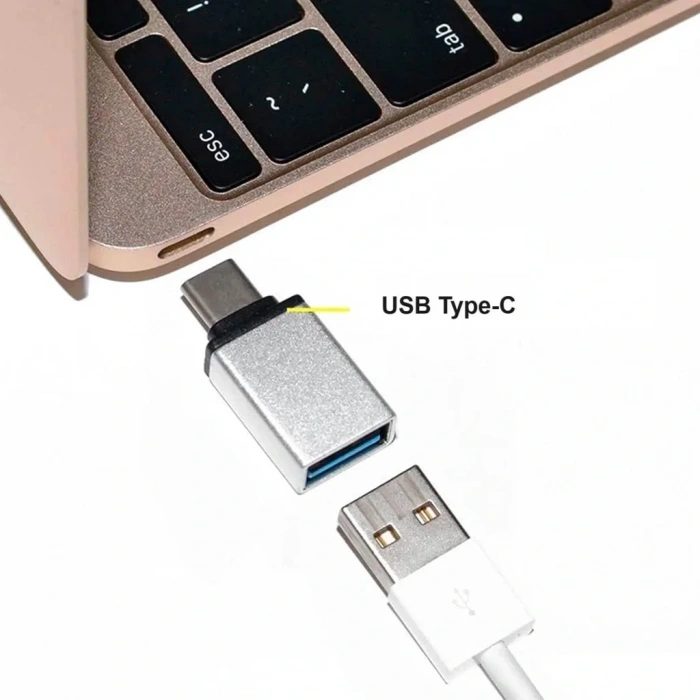 Divex Type-C Erkek USB3.0 Dişi Adaptör Çevirici Gri DO-182