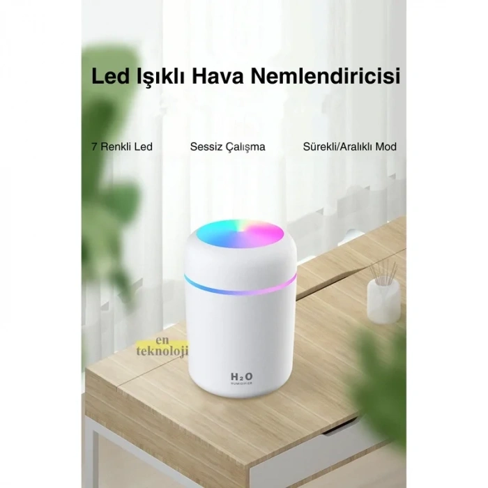 Divex Yıldızlı Gökyüzü Işıklı Hava Nemlendirici Starry Sky Top Humidifier Beyaz H-16