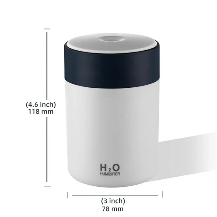 Divex USB Led Işıklı Hava Nemlendirici Colorful Humidifier Beyaz H-41