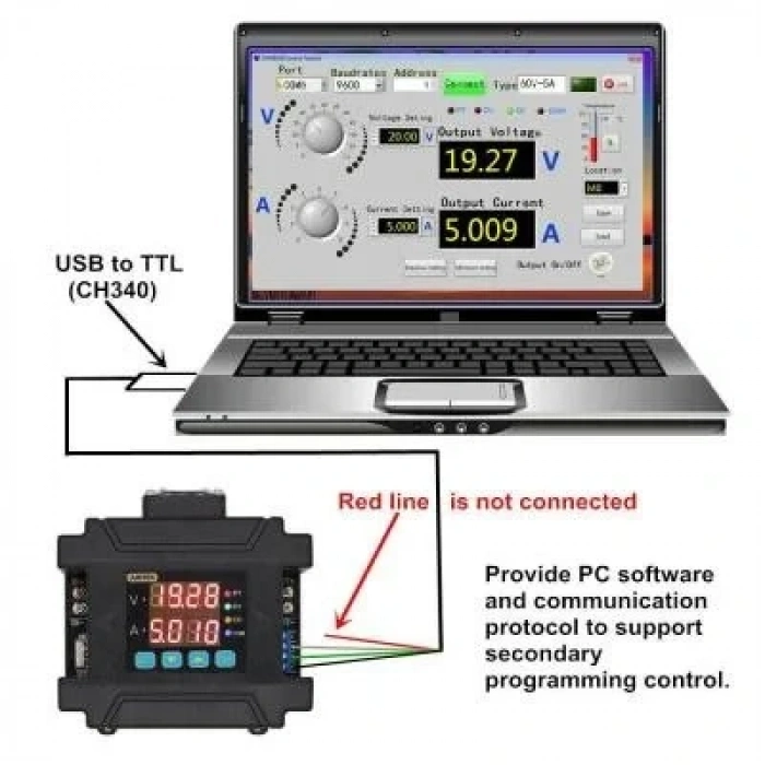 DPM8624 60V 24A Programlanabilir DC-DC Güç Kaynağı