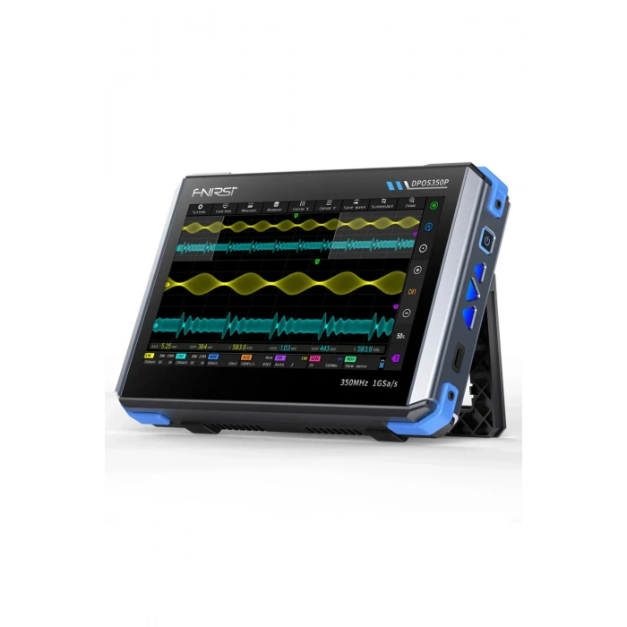 DPOS350P 350MHz 1GSPS 4ü 1 Arada Tablet Osiloskop Sinyal Jeneratör Spektrum Multimetre