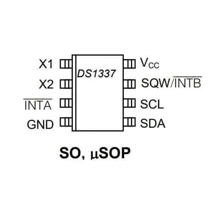 DS1337 SOIC-8 SMD RTC Gerçek Zaman Entegresi