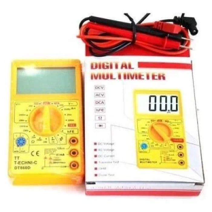 DT-860D Büyük Ekranlı Multimetre Ölçü Aleti