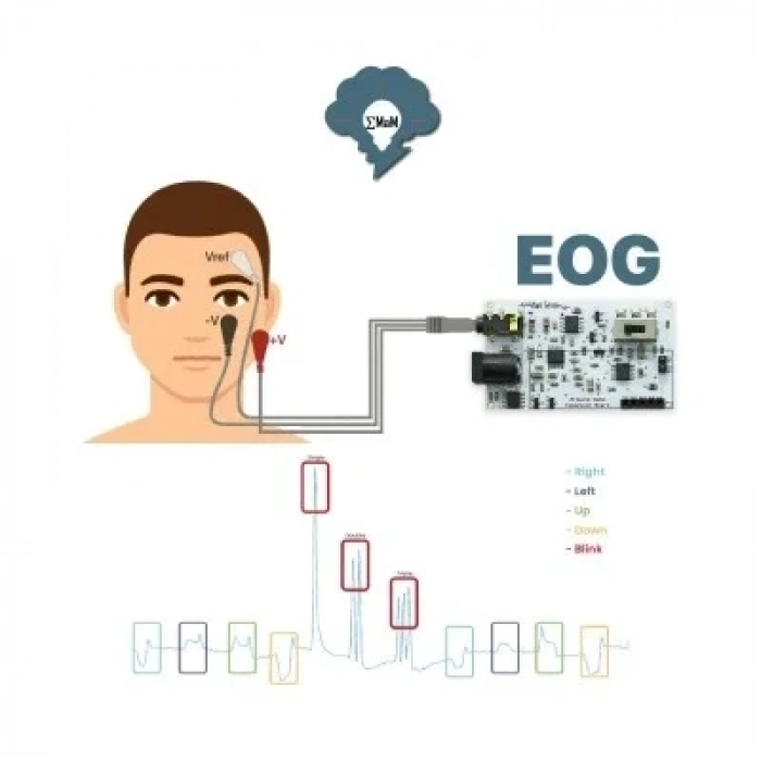 EMG EOG EKG Sensör Kartı (Kas. Göz ve Kalp Sinyalleri Algılama)