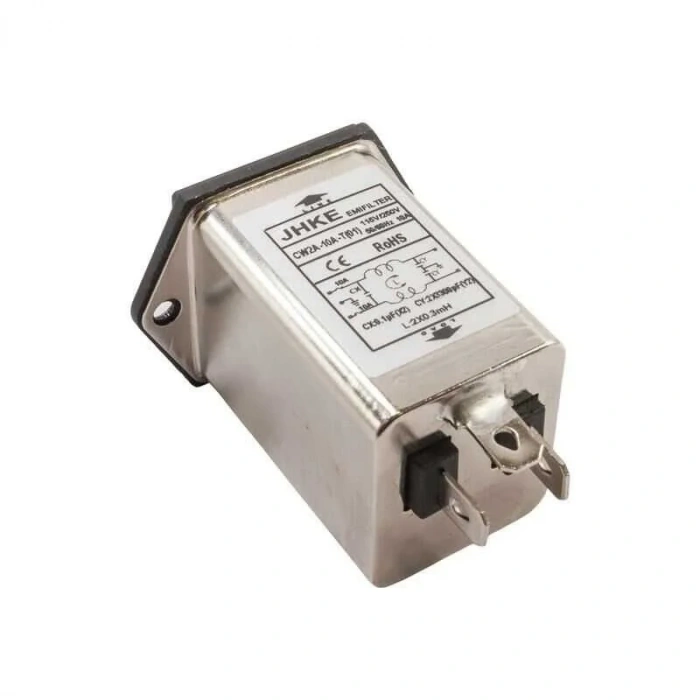 EMI Filtre 10A Erkek Power Soketi - Sigorta Yuvalı