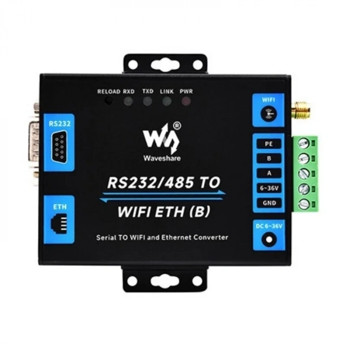 Endüstriyel RS232/RS485ten WiFi ve Ethernete Dönüştürücü Modül