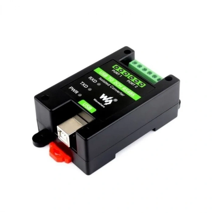 Endüstriyel USBden 2 Kanal RS485 İzole Dönüştürücü - Orijinal FT2232HL Çip