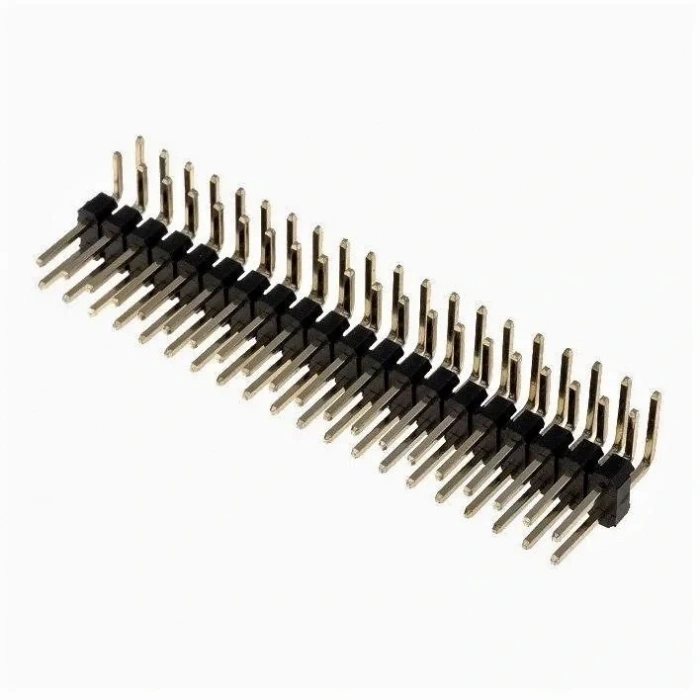 Erkek Pin Header 2X20 Pin Male 2.54mm 90° Çift Sıra