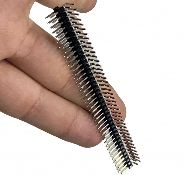 Erkek Pin Header 2X40 Pin Male 2.54mm 90° Çift Sıra