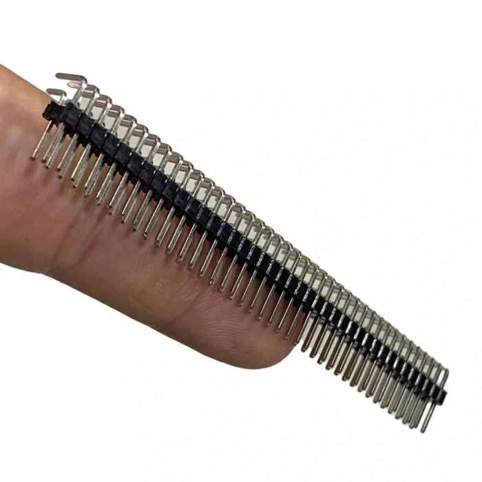 Erkek Pin Header 2X40 Pin Male 2.54mm 90° Çift Sıra