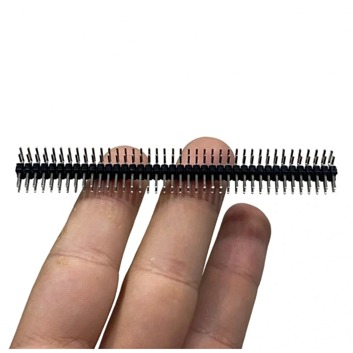 Erkek Pin Header 2X40 Pin Male 2.54mm 90° Çift Sıra