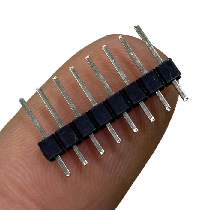 Erkek Pin Header 8 Pin 12mm 2.54mm 1x8 180° Tek Sıra