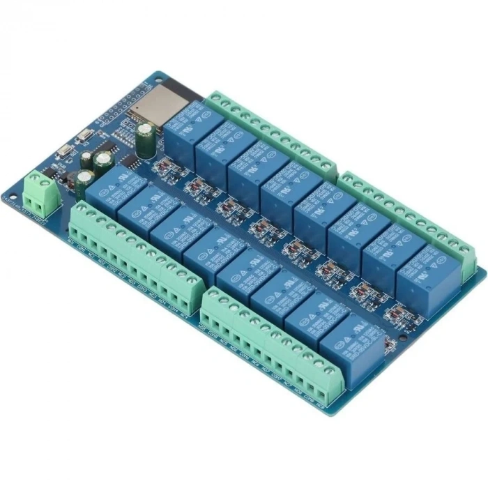 ESP-32E 12V 16 Kanal WiFi+BT Röle Modülü
