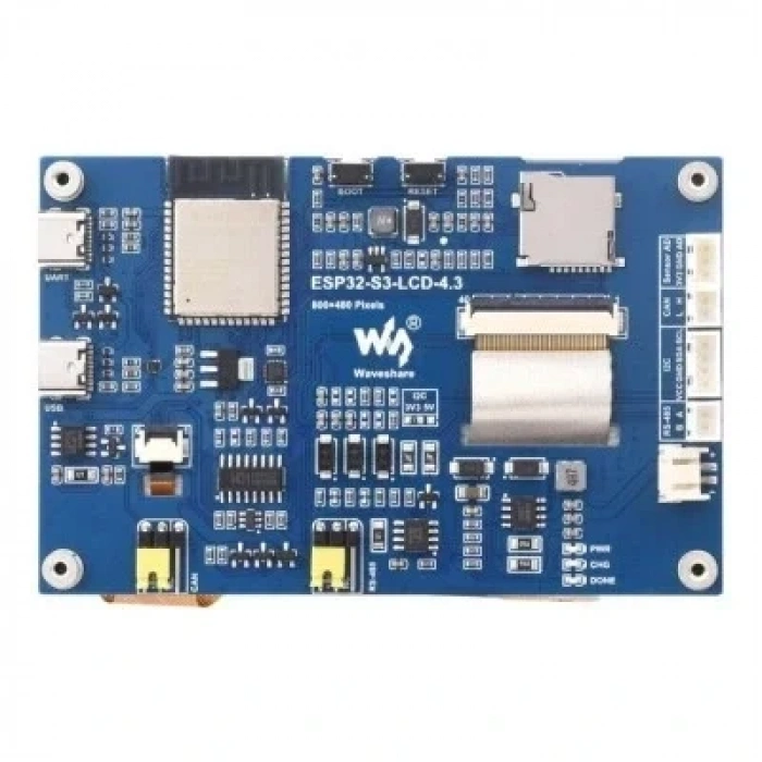 ESP32-S3 4.3 Inch 800x480 Kapasitif Dokunmatik Ekran Geliştirme Kartı