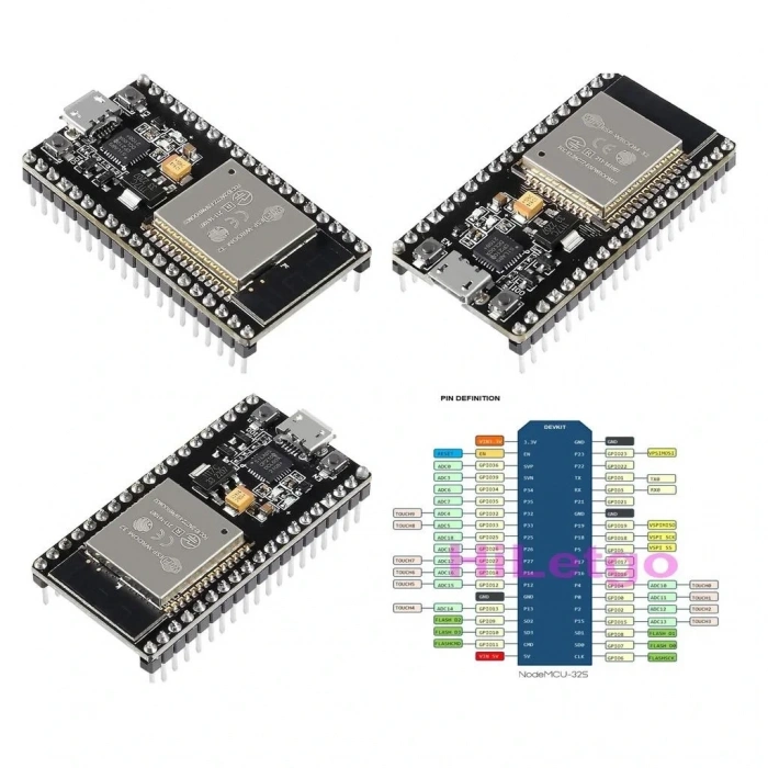 ESP32-WROOM-32 WiFi Bluetooth Geliştirme Kartı 38 Pin