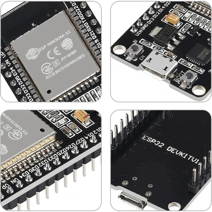 ESP32-WROOM-32 Wifi Bluetooth Geliştirme Kartı CH9102X
