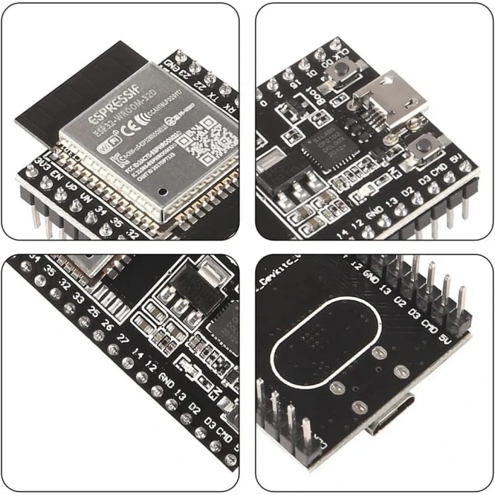 ESP32-WROOM-32D Wifi Bluetooth Geliştirme Kartı