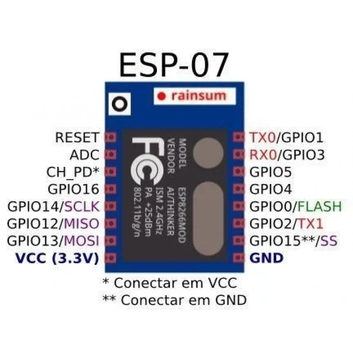 Esp8266-07 Seri Wifi Modülü - Arduino Uyumlu