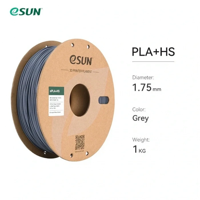 eSUN Pla-Hs Hyper Speed Yüksek Hızlı Pla Filament Gri