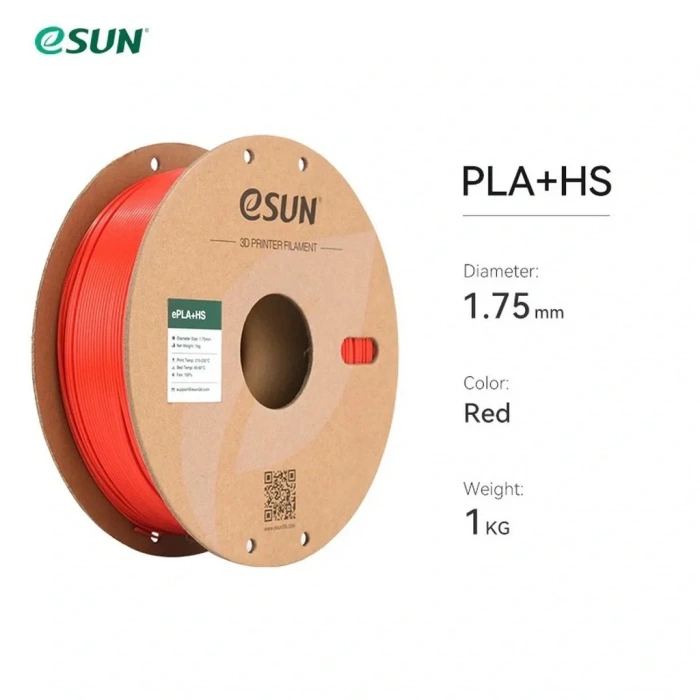 eSUN Pla-Hs Hyper Speed Yüksek Hızlı Pla Filament Kırmızı