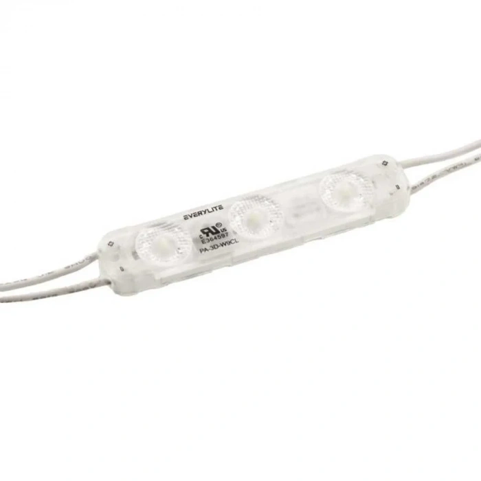 Everylite 3lü Mercekli Modül Led Yapışkansız - Beyaz 12v