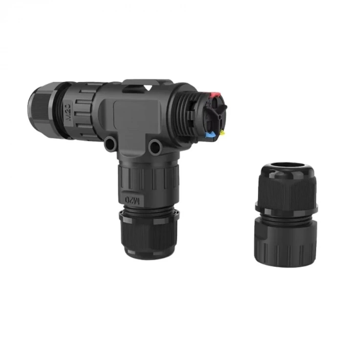 EW-P20T-3P T-Tip 3-Pin Su Geçirmez Konnektör