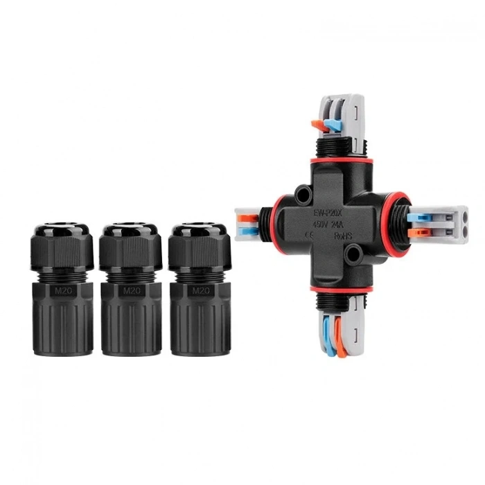 EW-P20X-2P X-Tip 2-Pin Su Geçirmez Konnektör