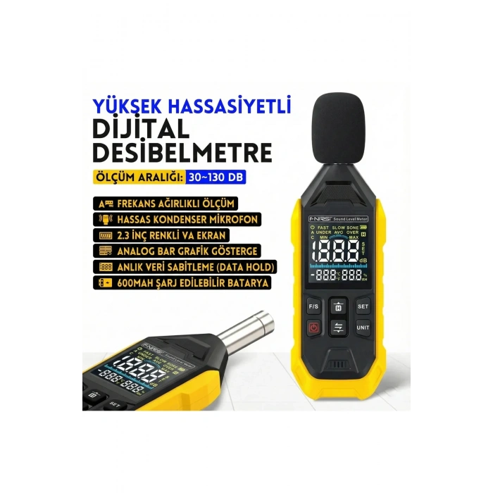 FDM-01 Dijital Gürültü Desibel Ölçer