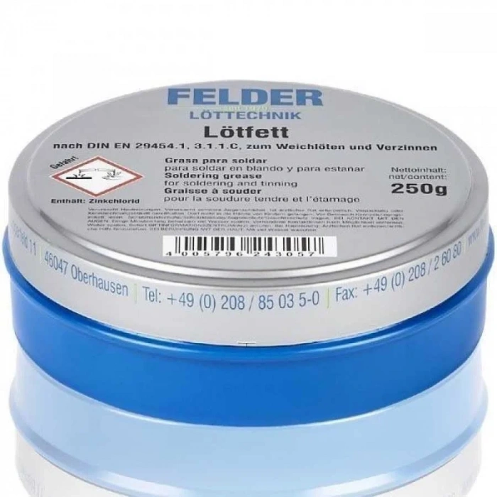 Felder Lötfett Lehim Pastası 250gr