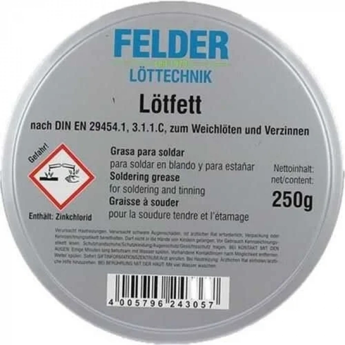 Felder Lötfett Lehim Pastası 250gr