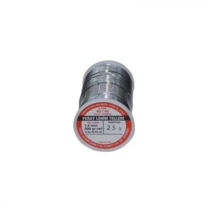 Feray 1.2 mm 500gr Lehim Teli (%60 Kalay / %40 Kurşun)