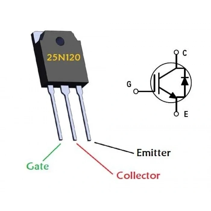 FGA25N120 - 1200V 25A IGBT Mosfet - TO220F