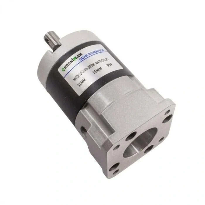 FLE42-05SW 1:25 15N.m Nema17 Step Motor Redüktörü - Uzun Mil