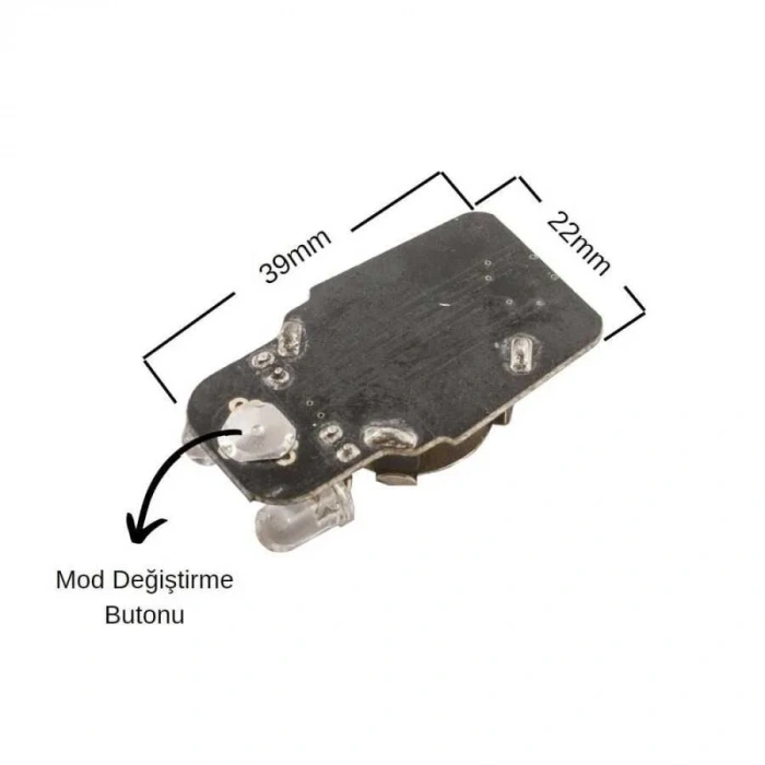 Flip-Flop Led Devresi - 3V CR Pil Yuvalı