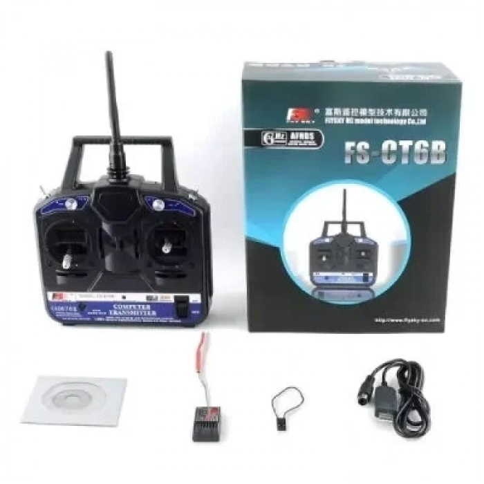Flysky FS-CT6B 2.4Ghz 6 Kanal Kumanda ve R6B Alıcı