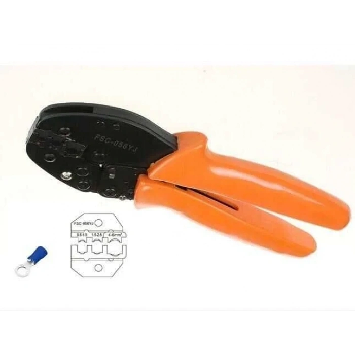 FSC-056YJ - Izoleli Terminal Sıkma Pensesi 1.5,2.5,4-6 mm2