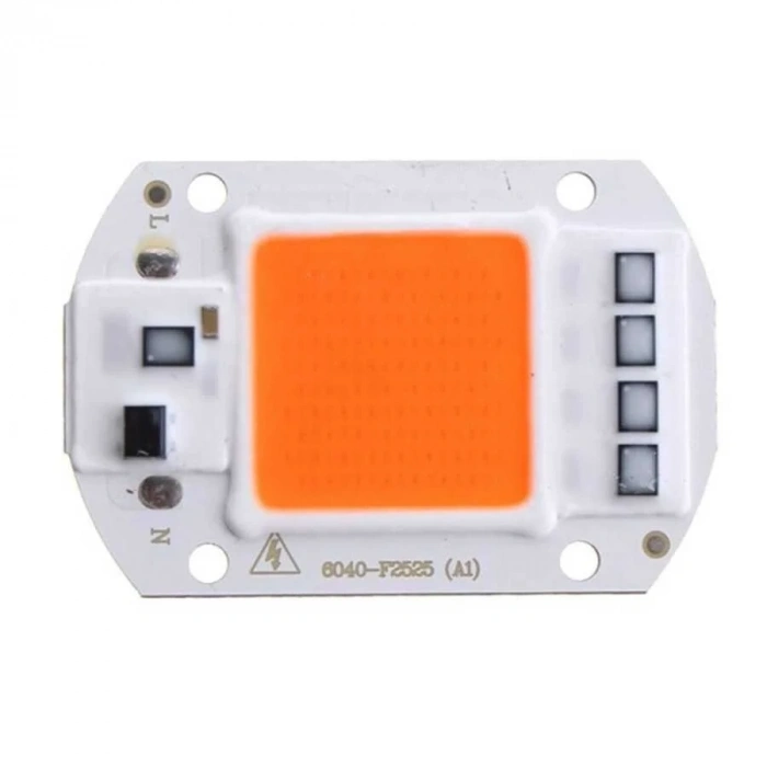 Ful Spektrum 220V Cob Led 50W Bitki Yetiştirme Işığı