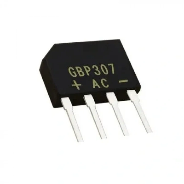 GBP307 - 3A 700V Tarak Tip Köprü Diyot - Kısa Bacaklı